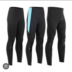 DiveSail Women Black/Blue Neoprene Wetsuit 1.5mm Diving Pants Sz XL NWOT
